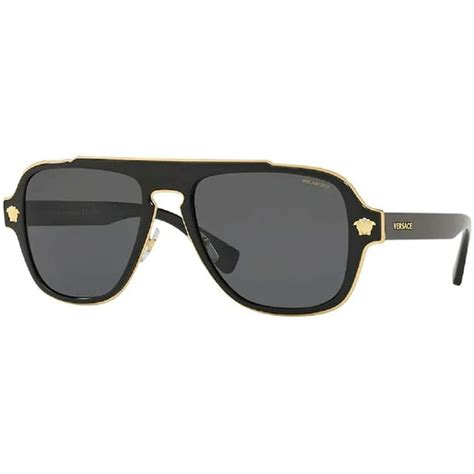 Versace VE2199 MEDUSA CHARM Square Sunglasses For Men 